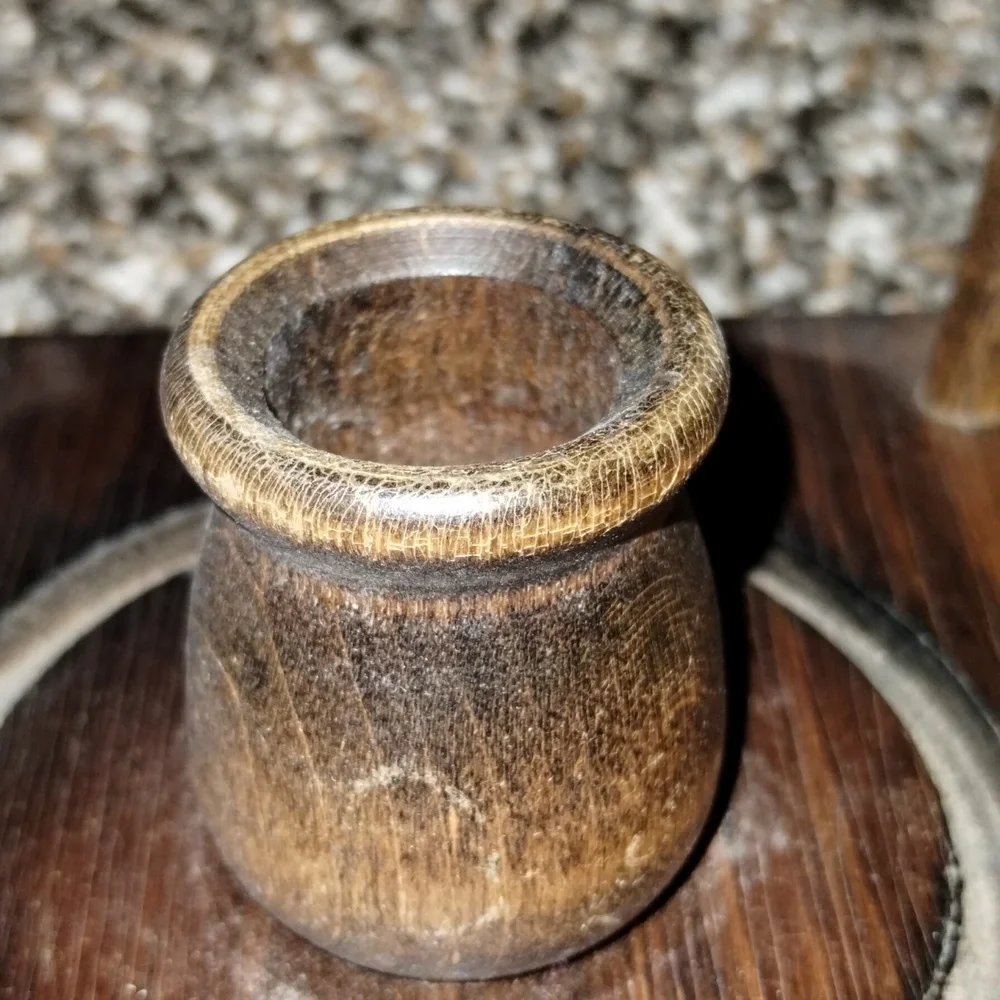 Wooden Candle Holder